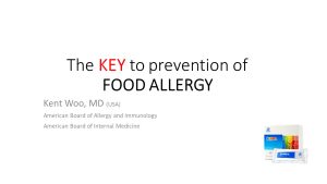 The Key to Food Allergy Prevention